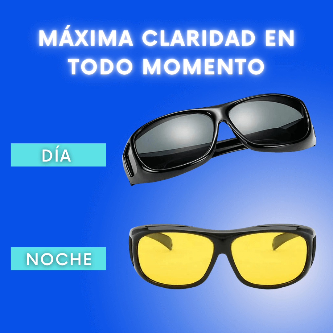 Lentes Gafas De Conducir Pro Hd 2x1 Tv