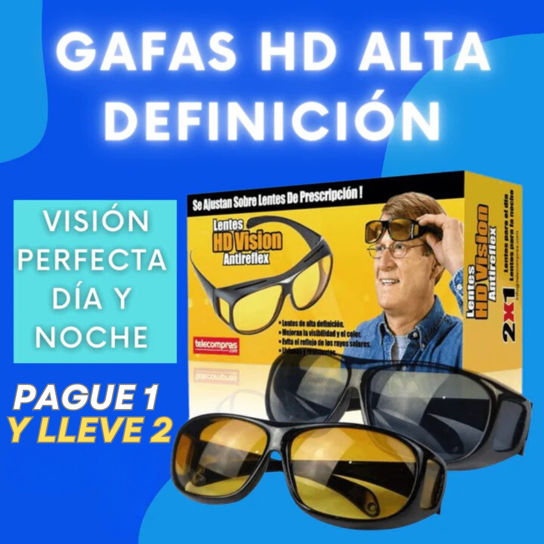 Lentes Gafas De Conducir Pro Hd 2x1 Tv